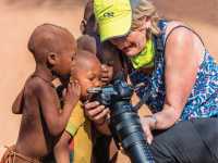 Local Himba children fascinated with the camera |  Peter Walton